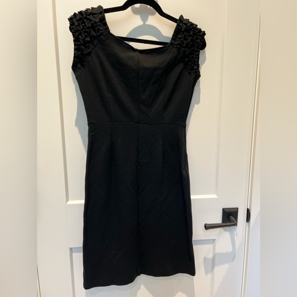 PINK TARTAN - Black Sleeveless Dress - size 4 - Picture 2 of 5